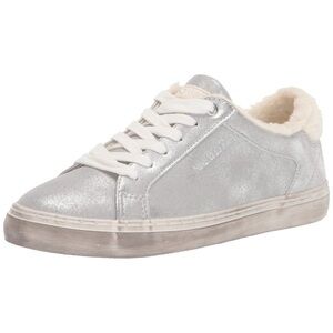 NINE WEST Women's sneakers tennis shoes , silver size 8:5 NWOT